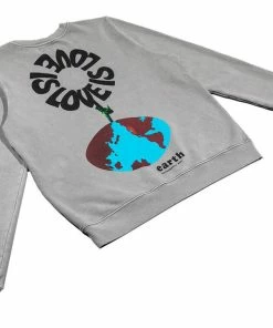 CRTFD Organic Love Crew - Charcoal