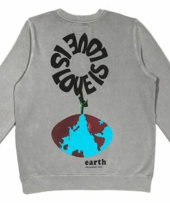 CRTFD Organic Love Crew - Charcoal