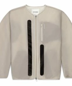 Converse X Slam Jam Reversible Sherpa Jacket - Egret