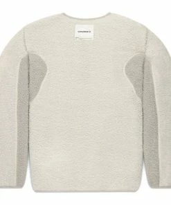 Converse X Slam Jam Reversible Sherpa Jacket - Egret 10 Converse X Slam Jam Reversible Sherpa Jacket - Egret