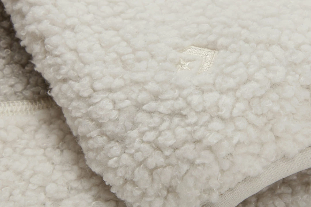 Converse X Slam Jam Reversible Sherpa Jacket - Egret 5 Converse X Slam Jam Reversible Sherpa Jacket - Egret