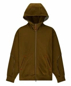Converse X Paria Full-Zip Hoodie - Olive Drab