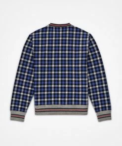 Todd Snyder X Converse PO Plaid Crew - Indigo