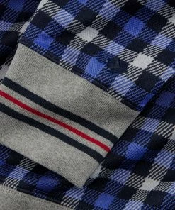 Todd Snyder X Converse PO Plaid Crew - Indigo