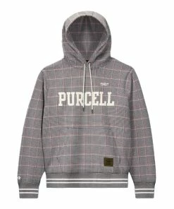 Converse X Todd Snyder Plaid PO Hoodie - Dark Sapphire Houndstooth