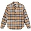 Stussy Quilted Linen Plaid Shirt - Copper