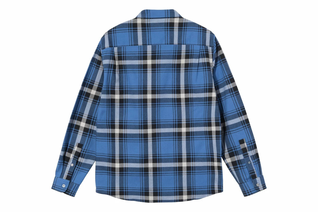 Stussy Classic Bailey Plaid Shirt - Blue 2 Stussy Classic Bailey Plaid Shirt - Blue