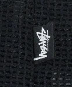 Stussy Cotton Mesh Tee - Black