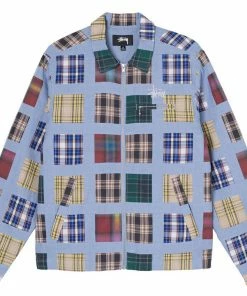 Stussy Madras Patchwork Zip Jacket - Plaid