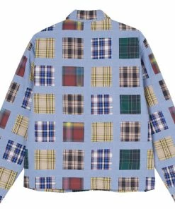 Stussy Madras Patchwork Zip Jacket - Plaid