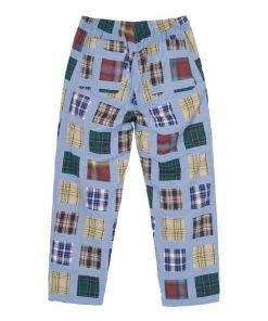 Stussy Madras Patchwork Pant - Plaid