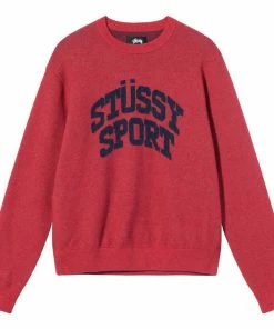 Stussy Sport Sweater - Red
