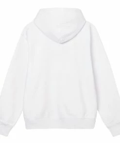 Stussy Basic Applique Hoodie - White