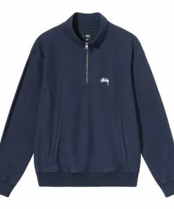 Stussy Stock Logo Mock - Navy