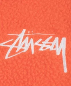 Stussy Bronson Sherpa Hoodie - Orange