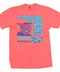 Cold World Party Supplies Tee - Coral