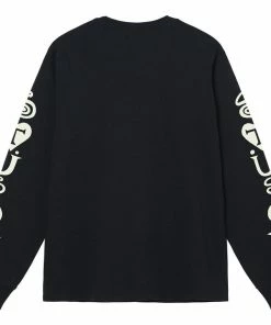 Stussy Heart & Spades L/S Tee - Black