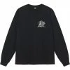 Stussy Shield Pigment Dyed L/S Tee - Black