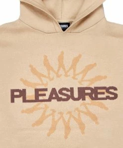 Pleasures Passion Knit Sweater Hoodie - Tan