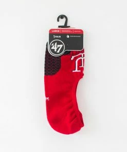 Sneaker Politics POLITICS X 47 BRAND VINTAGE UL LOGO SOCKS - RED Latest
