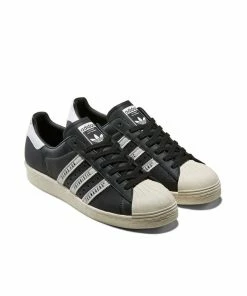 Adidas X Human Made Superstar80s - Core Black/Cloud White