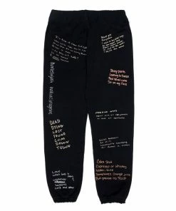 Pleasures Remote Sweatpants - Black
