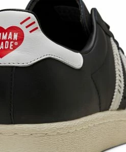 Adidas X Human Made Superstar80s - Core Black/Cloud White