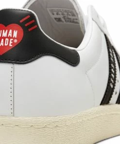 Adidas X Human Made Superstar80s - Cloud White/Core Black