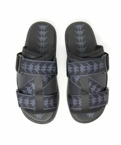 Kappa 222 Banda Mitel 1 Sandals - Black/Grey