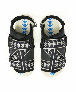 Kappa 222 Banda Mitel 2 Sandals - Black/White/Blue 6 Kappa 222 Banda Mitel 2 Sandals - Black/White/Blue