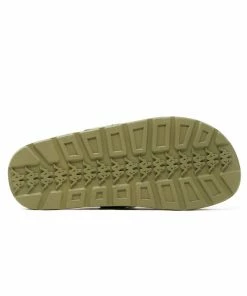 Kappa 222 Banda Mitel 4 Sandals - Green Olive/White