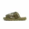 Kappa 222 Banda Mitel 4 Sandals - Green Olive/White