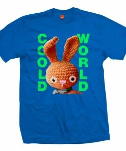 Cold World Dirty Bunny Tee - Royal Blue