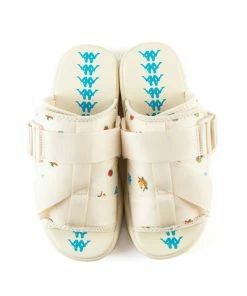 Kappa 222 Banda Degana 1 Sandals - Off White/Blue Hawaiian 6 Kappa 222 Banda Degana 1 Sandals - Off White/Blue Hawaiian