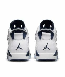 Jordan Brand Latest Air Jordan 6 Retro (GS) - White/Midnight Navy