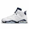 Jordan Brand Latest Air Jordan 6 Retro (GS) - White/Midnight Navy