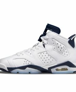 Jordan Brand Latest Air Jordan 6 Retro (GS) - White/Midnight Navy