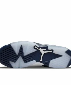 Jordan Brand Latest Air Jordan 6 Retro (GS) - White/Midnight Navy
