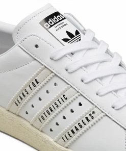 Adidas X Human Made Superstar80s - Cloud White