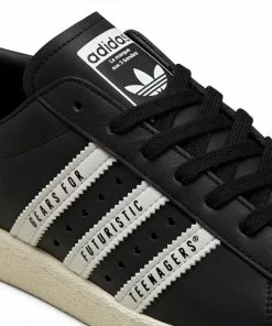 Adidas X Human Made Superstar80s - Core Black/Cloud White 7 Adidas X Human Made Superstar80s - Core Black/Cloud White