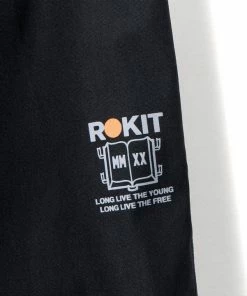 Rokit Concealed Full-Zip Pants - Black