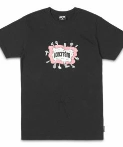 Ice Cream Fight Tee - Black