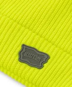 Ice Cream Dune Beanie - Neon Yellow