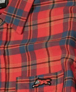 Ice Cream Big Melt Woven Shirt - Plaid