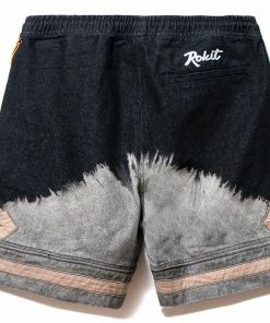 Rokit Inbound Denim Shorts - Black