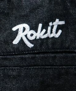 Rokit Inbound Denim Shorts - Black