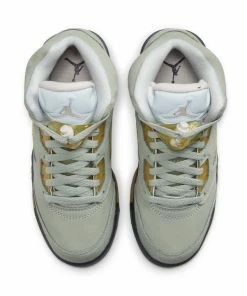 Jordan Brand Air Jordan 5 Retro (GS) - Jade Horizon/Desert Sand Latest 10 Jordan Brand Air Jordan 5 Retro (GS) - Jade Horizon/Desert Sand Latest