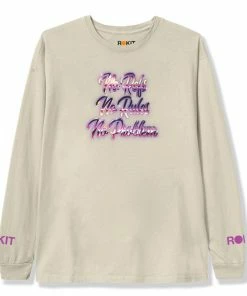 Rokit No Problem L/S Tee - Cream