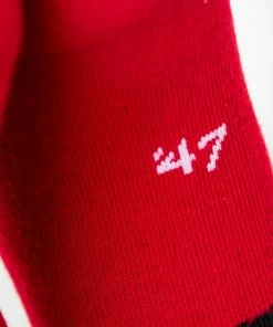 Sneaker Politics POLITICS X 47 BRAND VINTAGE UL LOGO SOCKS - RED Latest