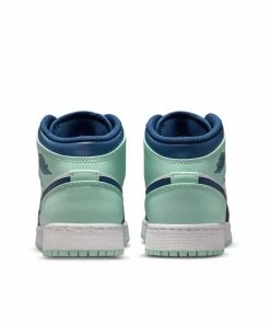 Jordan Brand Air Jordan 1 Mid (GS) - Mystic Navy/Mint Foam